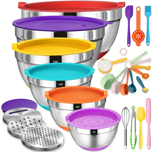 Stainless Steel Mixing Bowls Set-0