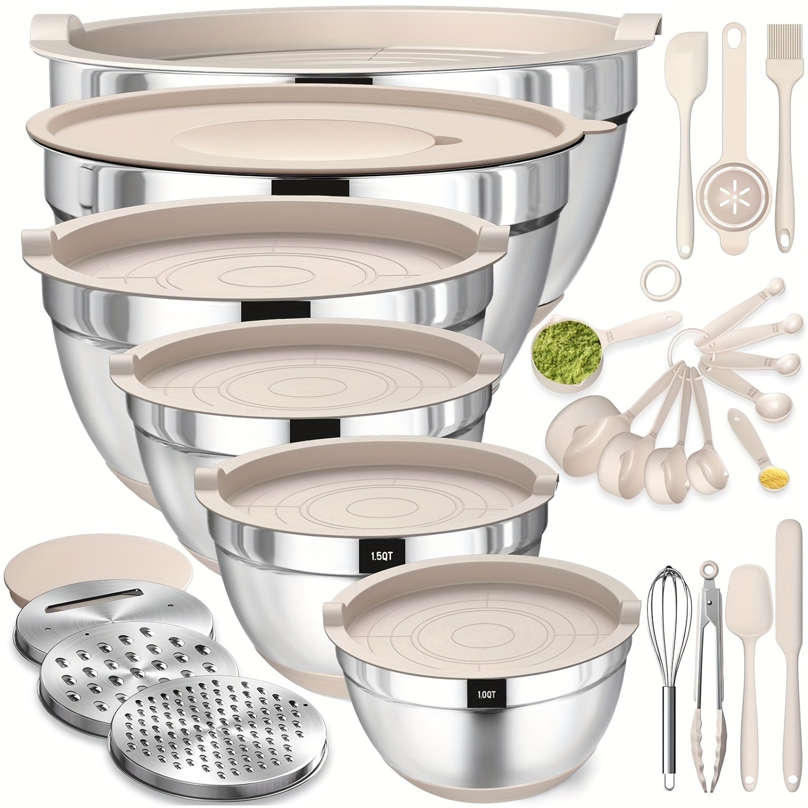 Stainless Steel Mixing Bowls Set-3