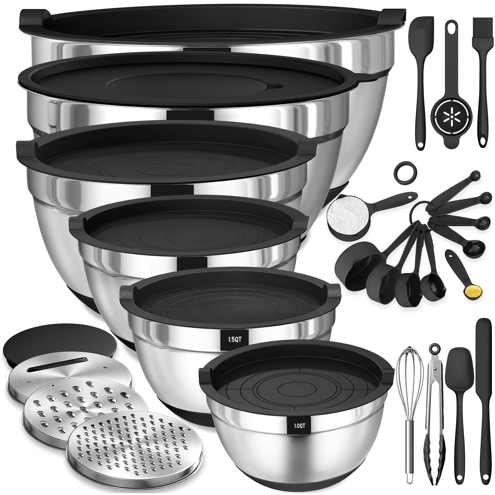 Stainless Steel Mixing Bowls Set-5
